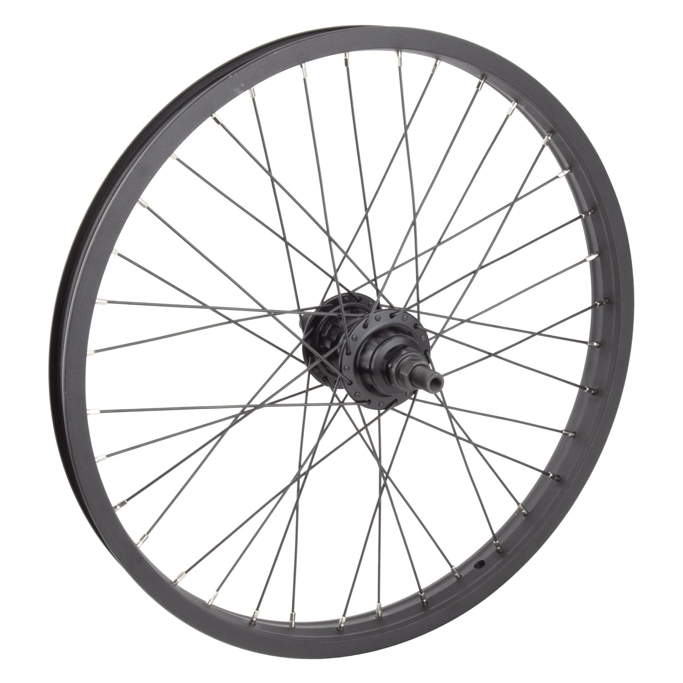 20-inch BMX Wheel: Lightweight Alloy. Shred the Streets. Ready to Ride. Fun Guaranteed.